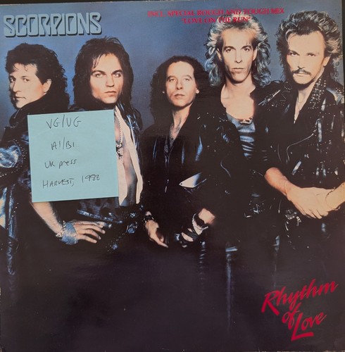 Scorpions rhythm love vinyl - of,