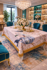 Luxury Printed Tablecloth with