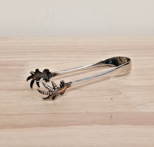 Silver plated vintage sugar - vintage,