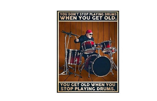 You get old when - you, stop