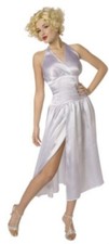 Ladies Blonde Starlet Marilyn Monroe Fancy Dress Costume UK 10-12