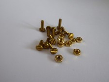 M2.5 Brass Panhead Screws with Nuts Quantity 20