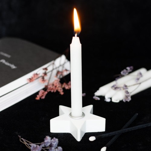 Star spell candle - star,