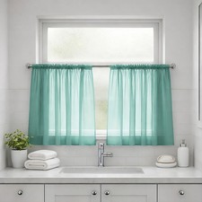 Voile Cafe Curtain Panels
