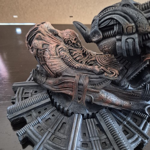 Alien space jockey statue - space,