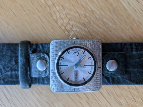 Fossil ladies black leather - fossil,