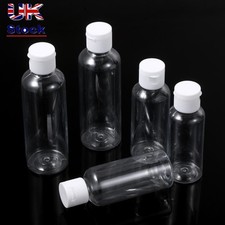 Clear Plastic Shampoo Bottle