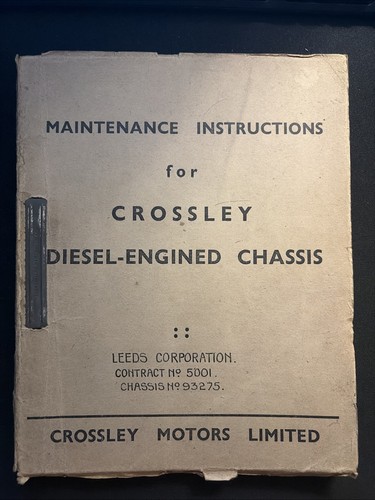 Crossley diesel engined - crossley,