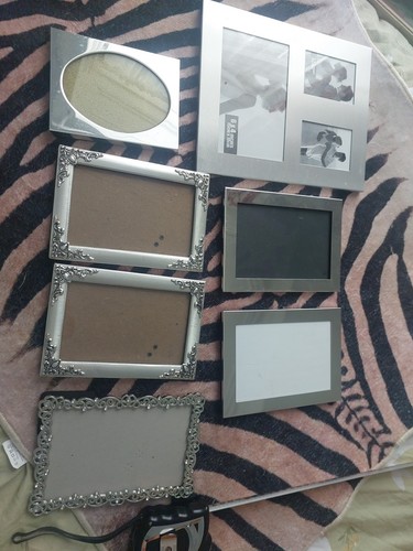 Silver color photo - color, frames