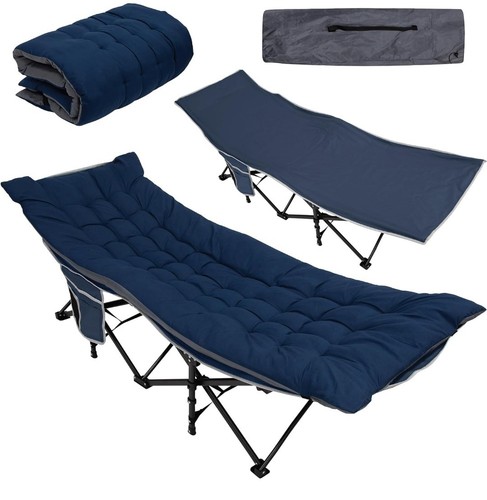Folding camp bed with - camp,