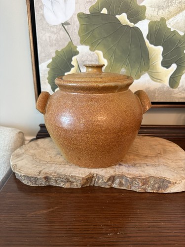 Vintage french stoneware bean - french,