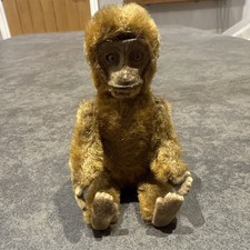 ANTIQUE LOVELY SCHUCO PLUSH MONKEY PERFUME BOTTLE. SIZE APPROX 8CM
