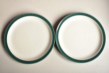 DENBY GREENWICH TEA / SIDE PLATES X 2