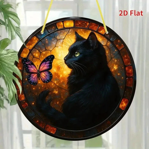 Black cat butterfly vibrant - butterfly,