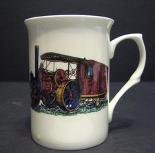 1 Mug FOWLER COMPOUND T3 STEAM ENGINE fine bone china mug cup beaker