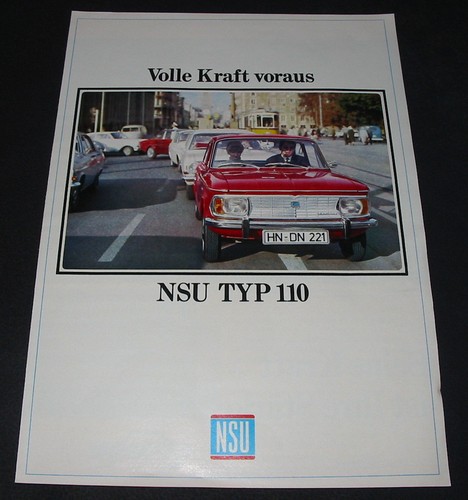 Auto prospekt nsu - auto, 110