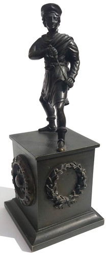 Antique bronze figure a - figure,
