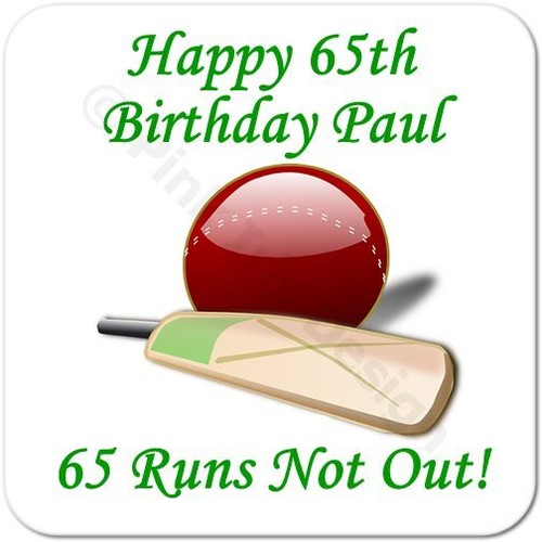 Personalised cricket runs not - runs,