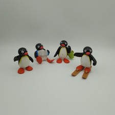 4 Vintage Pingu Figures
