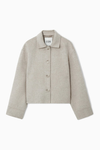 Cos beige double faced wool - double,
