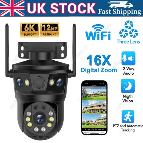 Triple lens camera - 6k,