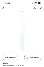 IKEA Aheim Mirror Wardrobe