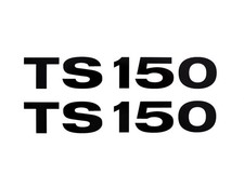 Lettering sticker for MZ TS