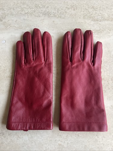 Bnwot red leather ladies - bnwot,
