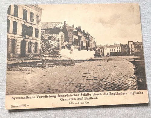 Original ww1 german news - news, card