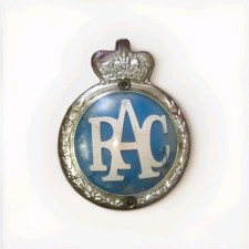 Vintage RAC Car Grill Badge