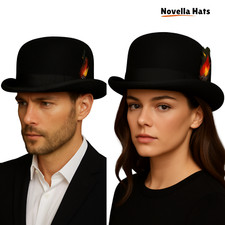 Classic Wool Felt Bowler Hat