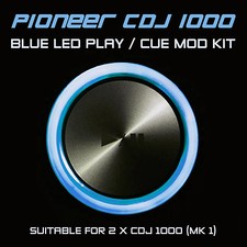 PIONEER CDJ 1000 MK1 BLUE PLAY or CUE LED MOD KIT (FOR 2 x CDJS) DJM DDJ