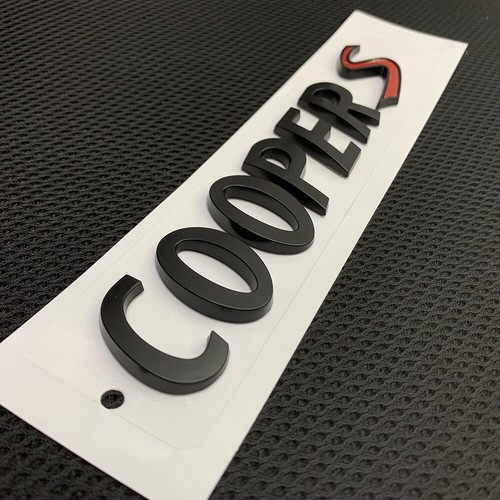 Matte black emblem badge - matte,