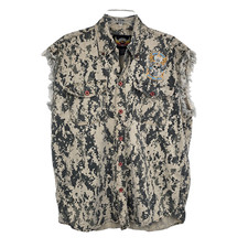 Biker Wear Camo Denim