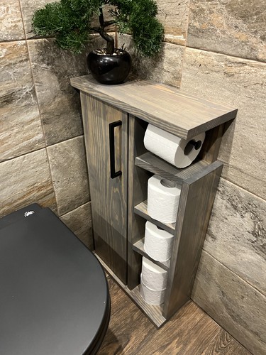 Rustic wood toilet - rustic,