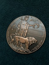 World War One Dead Man’s Penny Bronze Reproduction