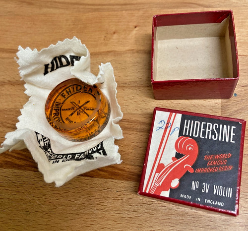 1970s hidersine violin - 1970s, rosin