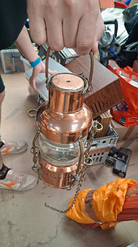 Wip copper ship lamp - wip,