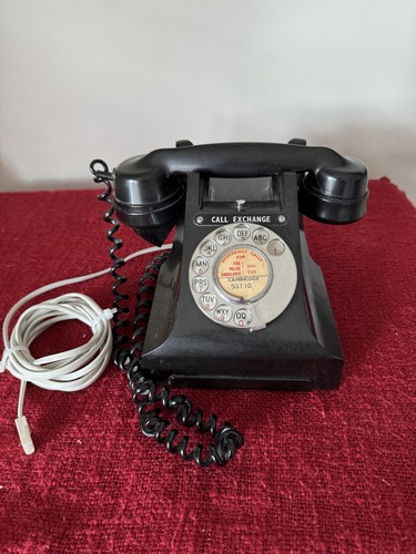 Gpo model 312 bakelite phone - bakelite,