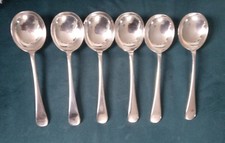 6 Antique Georgian EPNS "Old