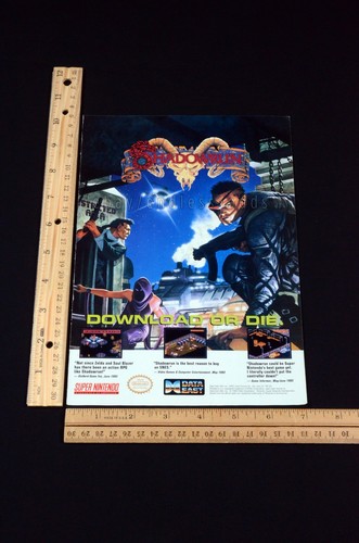 1993 shadowrun super nintendo - super,