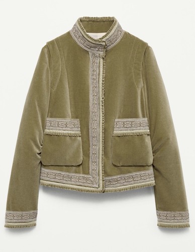 Zara new woman velvet jacket - new,