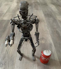 Large Scrap Metal Robot Sculpture - Figure