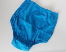 Sky Blue Cotton Netball Cheer Panties  School Sports Knickers Gym Briefs M