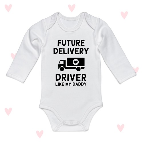 Delivery driver baby grow mini - grow,