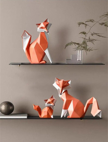 Handmade fox figurines - handmade, animal