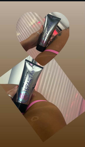 Dark tanning sunbed cream - sunbed, tan