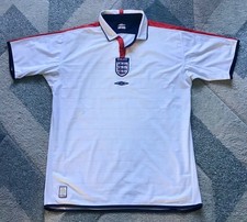 England 2003-05 Home Shirt Size XL Umbro Reversible