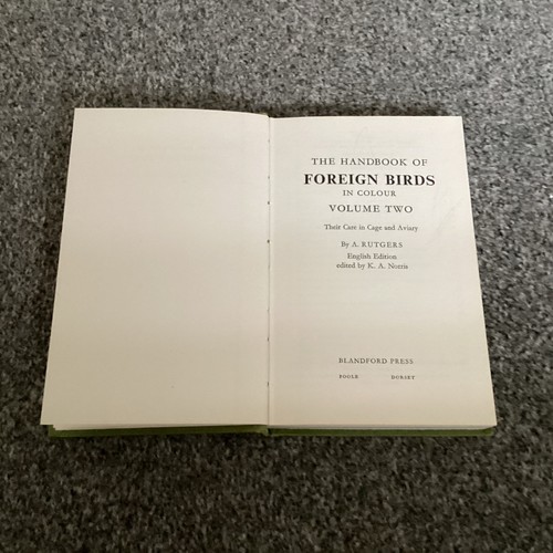 The handbook foreign birds - the,