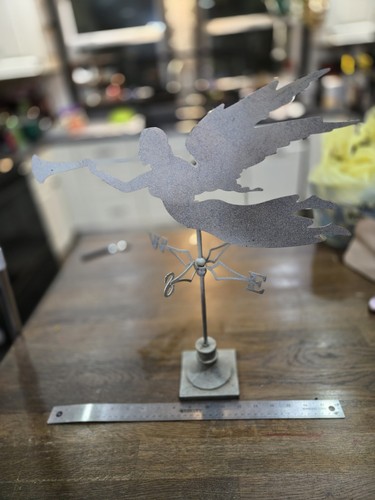 Vintage metal angel - vintage,